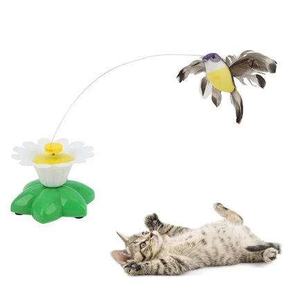 Electric bird teasing cat toy