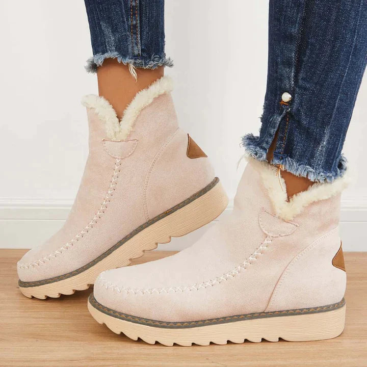🔥On This Week SALE OFF 50%🔥2023 Women Fur Lining Non-Slip Ankle Boots, Orthopedic Walking Shoes